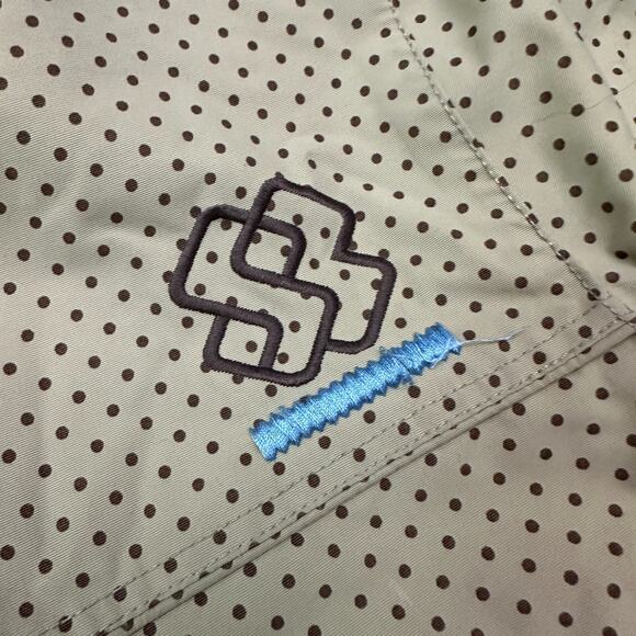 Special Blend Jacket Womens Large Brown Polka Dot 10K Hooded Faux Fur Snowboard - Picture 14 of 16